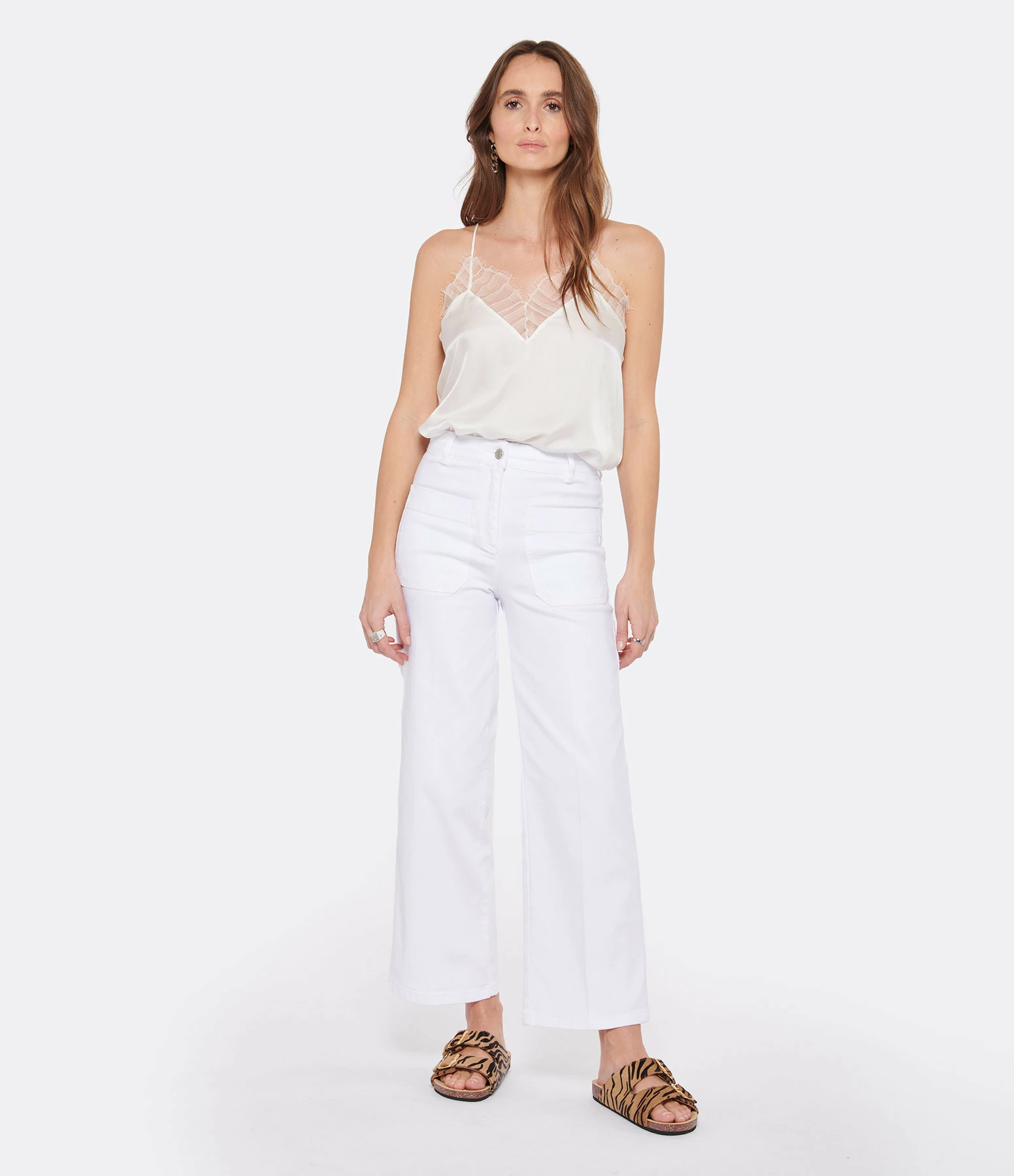 IRO Top Berwyn Soie Blanc Cassé 6 IRO Top Berwyn Soie Blanc Cassé – Image 4