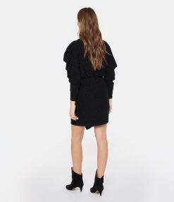 IRO Robe Luca Lurex Noir 7 IRO Robe Luca Lurex Noir -Boutique de vente ZIMMERMANN iro23 look20221220 312 1