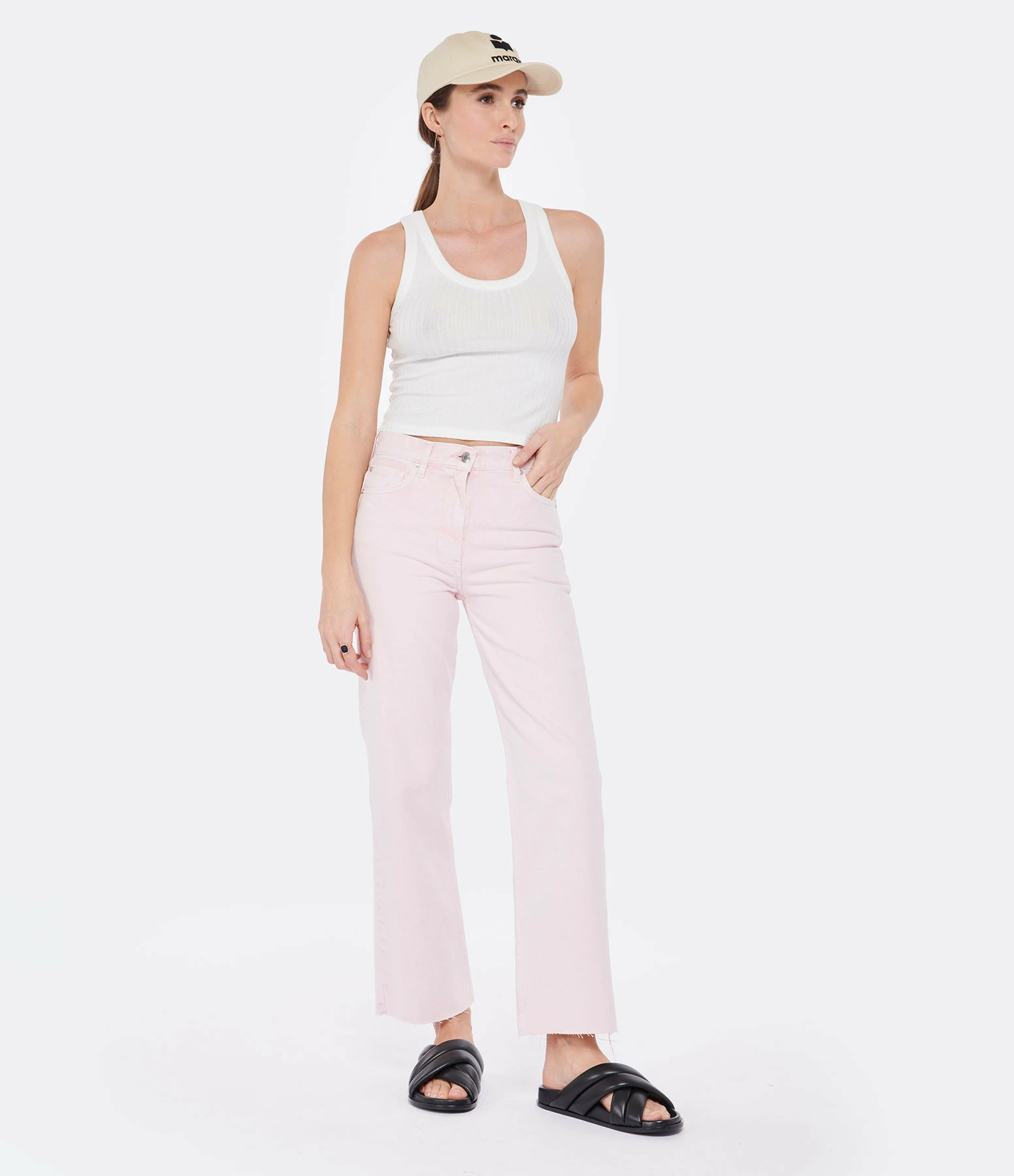 IRO Jean Aiden Coton Rose Clair – Image 3