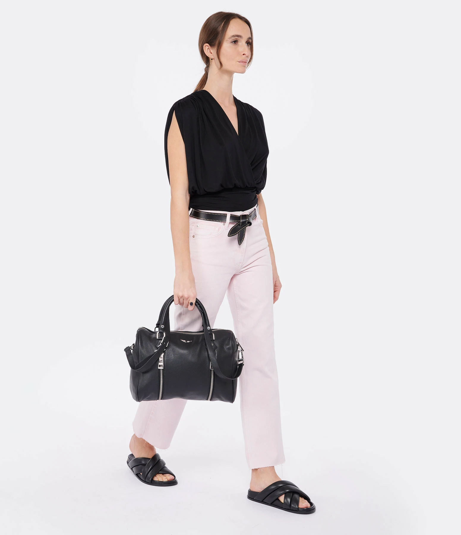 IRO Jean Aiden Coton Rose Clair – Image 7