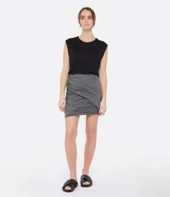 IRO Jupe Fosca Coton Gris Foncé 10 IRO Jupe Fosca Coton Gris Foncé -Boutique de vente ZIMMERMANN iro23 look20221221 375