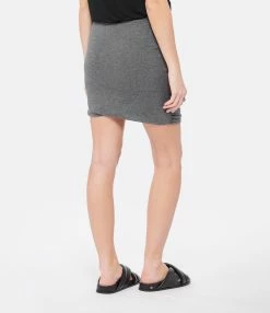 IRO Jupe Fosca Coton Gris Foncé 12 IRO Jupe Fosca Coton Gris Foncé -Boutique de vente ZIMMERMANN iro23 look20221221 381