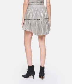 IRO Jupe Imama Lurex Argenté 9 IRO Jupe Imama Lurex Argenté -Boutique de vente ZIMMERMANN iro23 look20230207 429