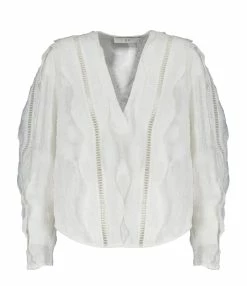 IRO Top Kekoa Dentelle Blanc