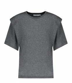 IRO Tee-shirt Fortuna Coton Gris Foncé