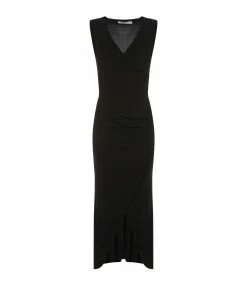 IRO Robe Longue Cindya Noir