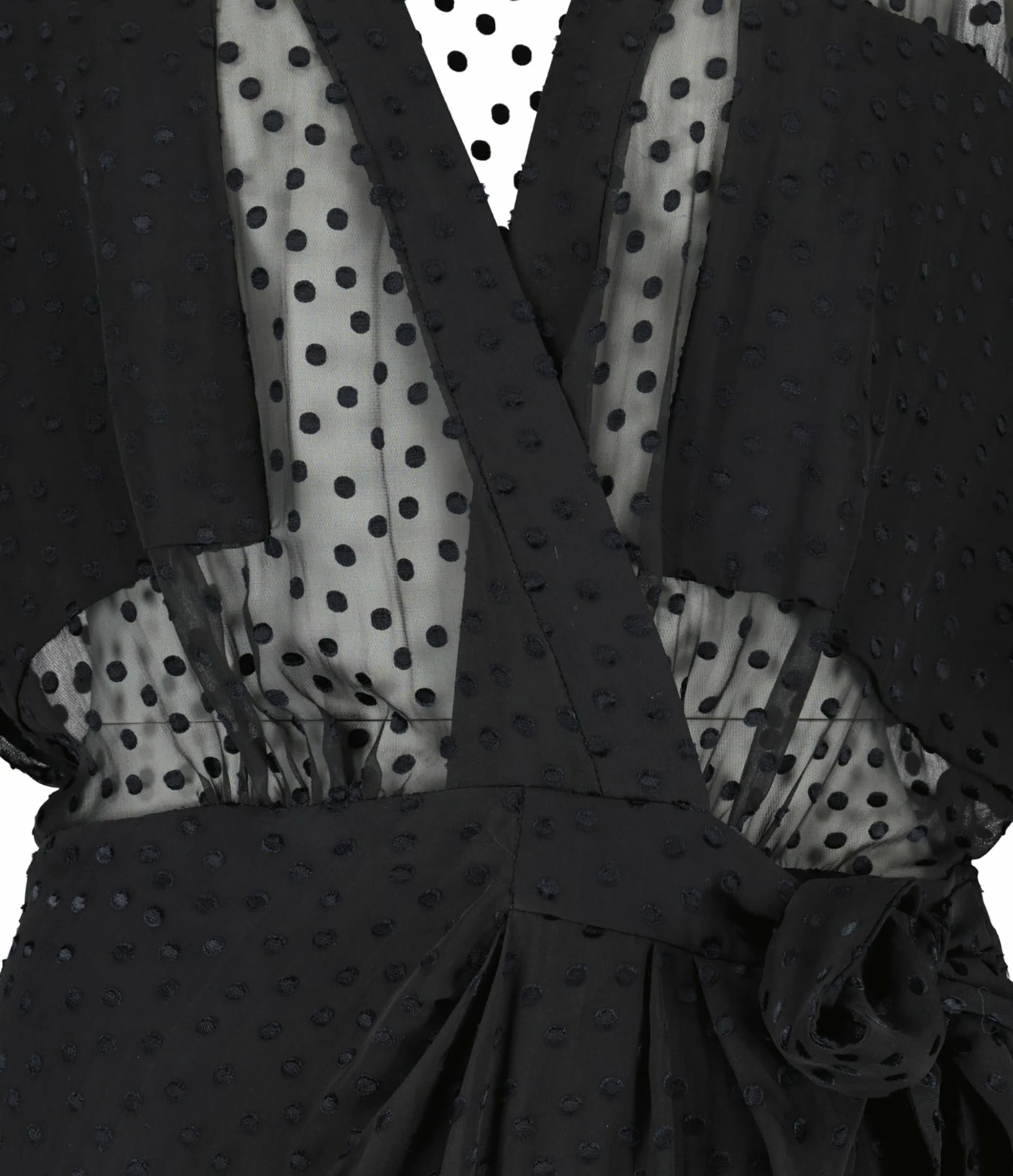 IRO Robe Ricarda Soie Noir – Image 2