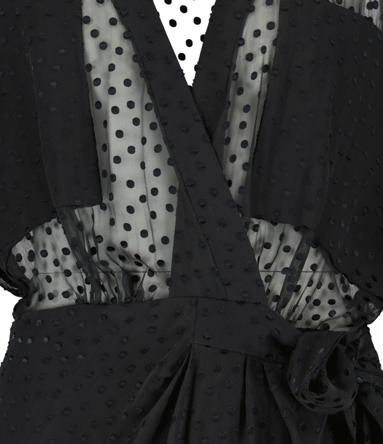 IRO Robe Ricarda Soie Noir – Image 2