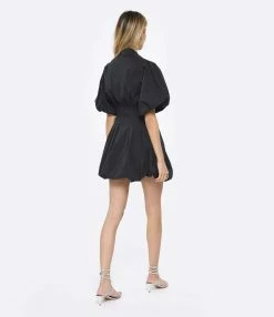 JONATHAN SIMKHAI Robe Cléo Coton Noir 7 JONATHAN SIMKHAI Robe Cléo Coton Noir -Boutique de vente ZIMMERMANN jonsi look20221214 285 1