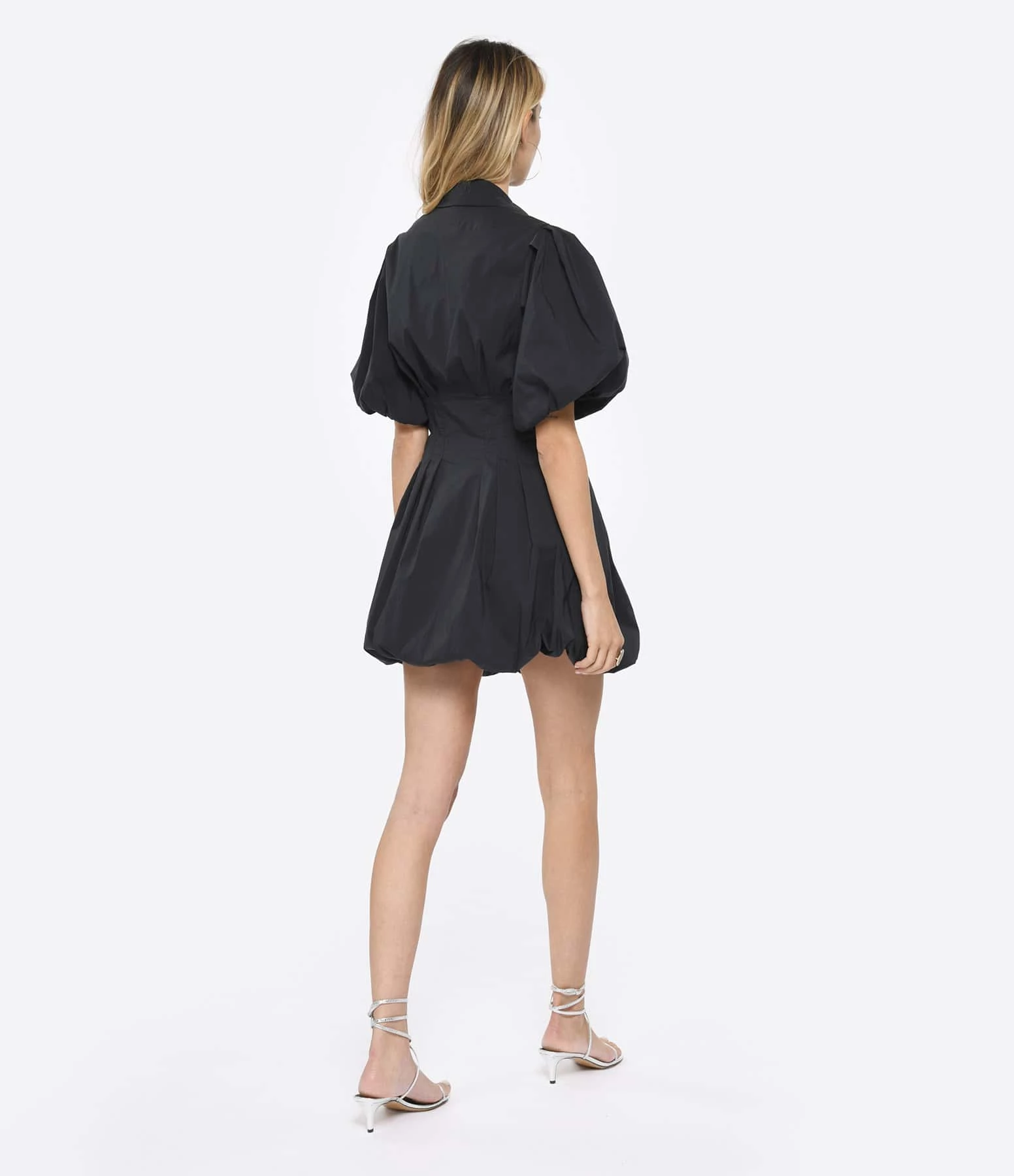JONATHAN SIMKHAI Robe Cléo Coton Noir 5 JONATHAN SIMKHAI Robe Cléo Coton Noir – Image 3