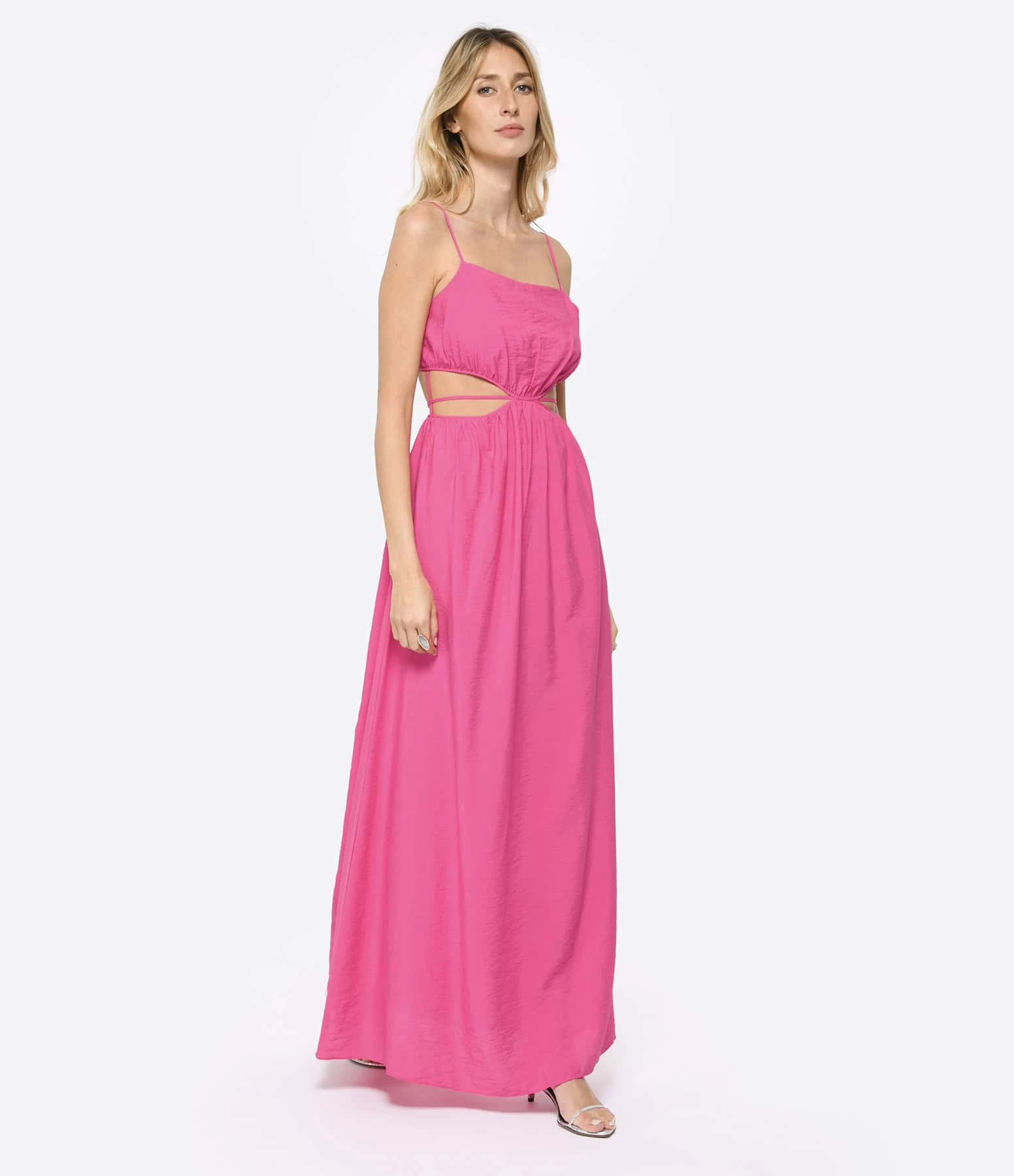 JONATHAN SIMKHAI Robe Amora Rose Berry – Image 3
