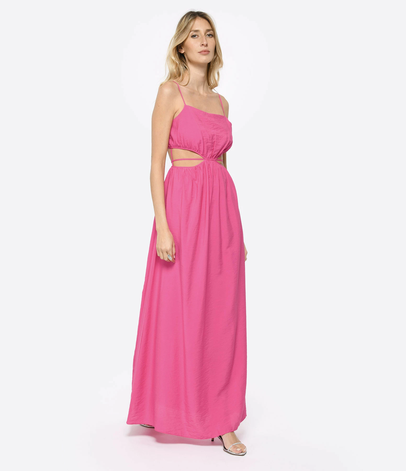 JONATHAN SIMKHAI Robe Amora Rose Berry – Image 3