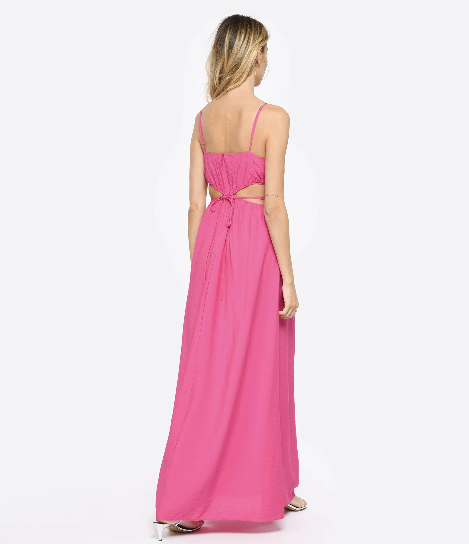 JONATHAN SIMKHAI Robe Amora Rose Berry – Image 4