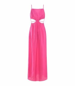 JONATHAN SIMKHAI Robe Amora Rose Berry