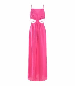 JONATHAN SIMKHAI Robe Amora Rose Berry