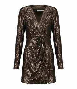 JONATHAN SIMKHAI Robe Blazer Monty Sequins Sable