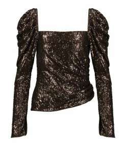 JONATHAN SIMKHAI Top Allura Sequins Sable