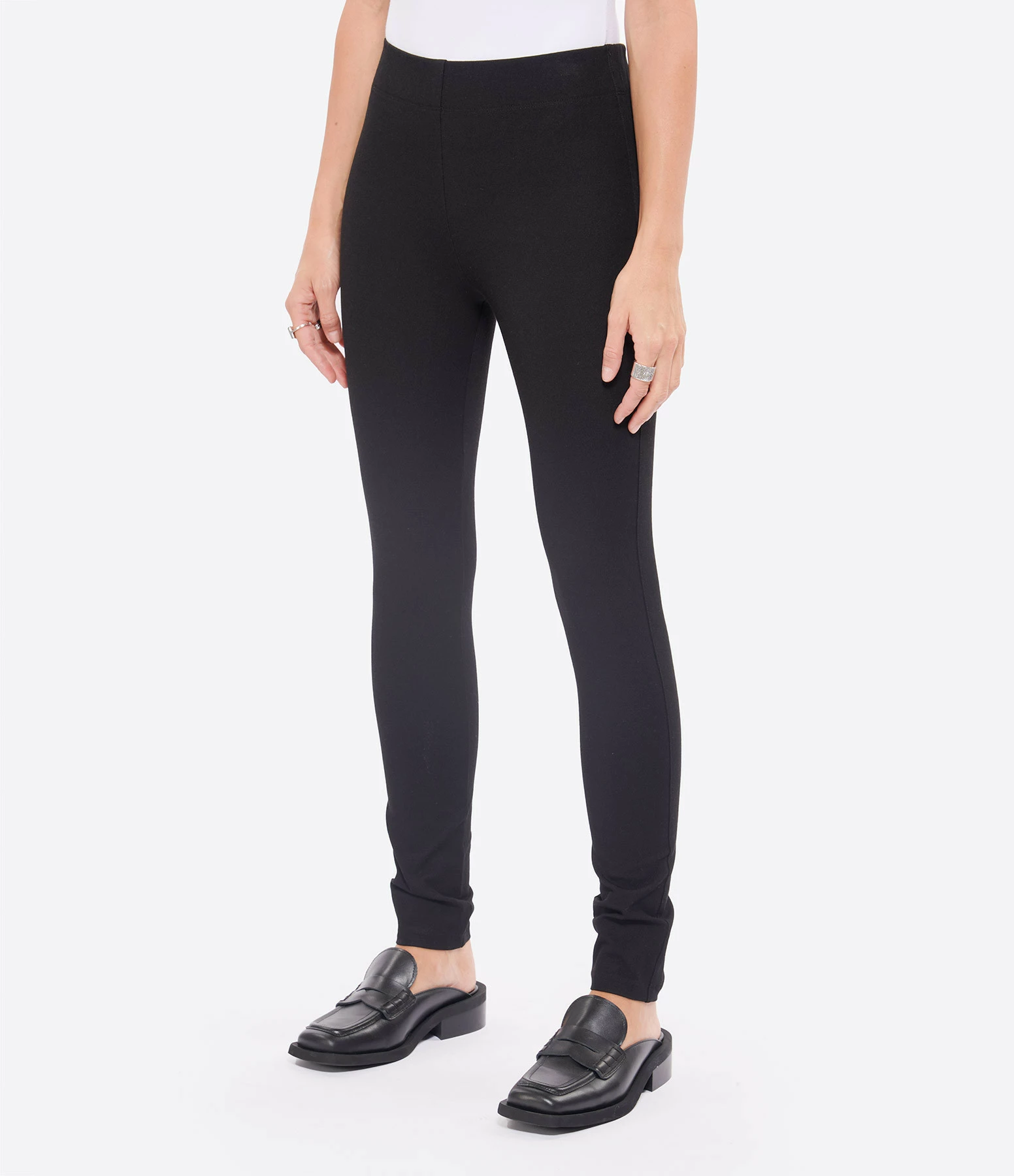 Joseph Pantalon Legging Coton Noir – Image 4