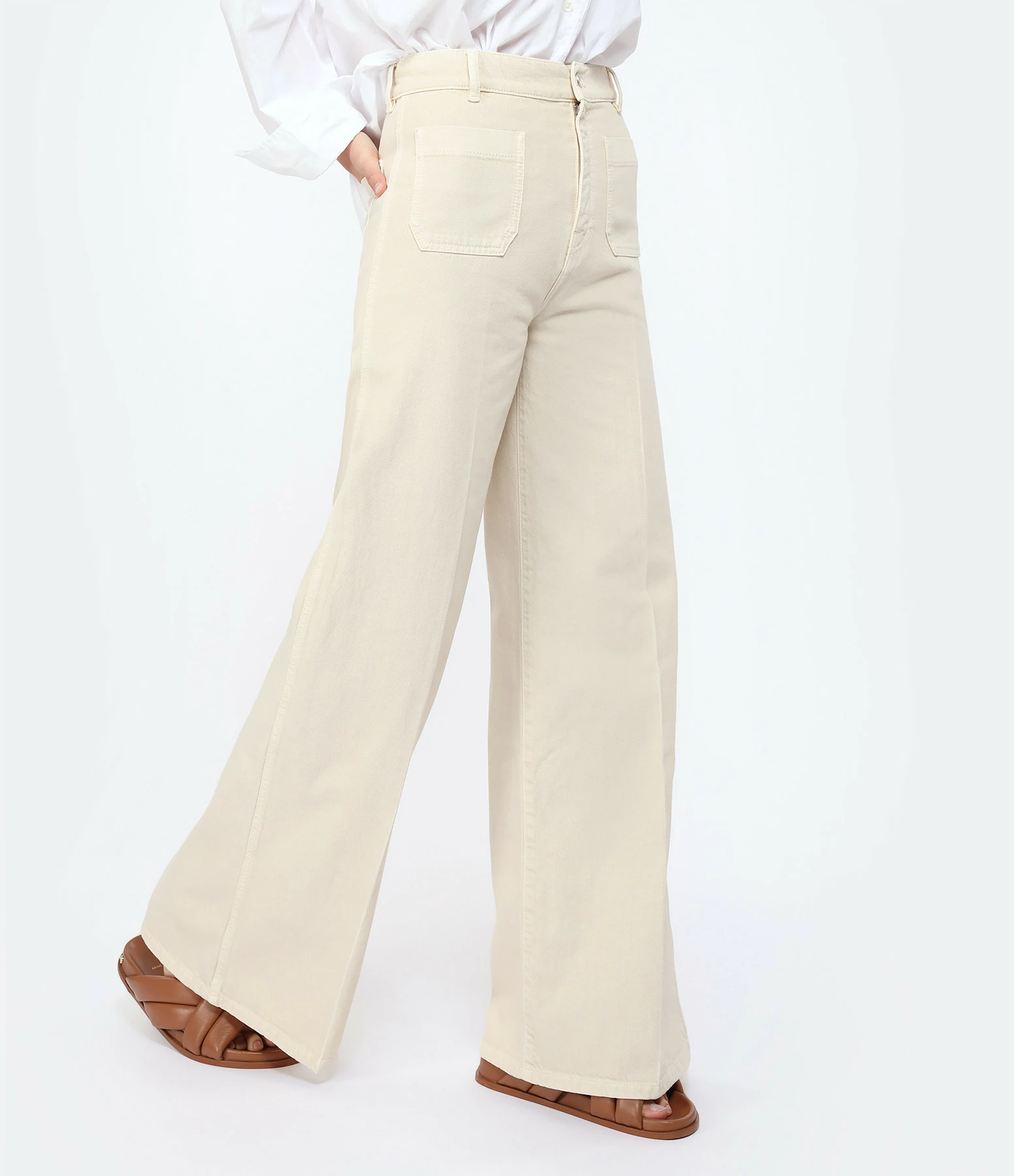 Joseph Jean Brompton Denim Beige 6 Joseph Jean Brompton Denim Beige – Image 4