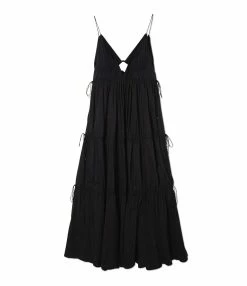 JONATHAN SIMKHAI Robe April Coton Noir