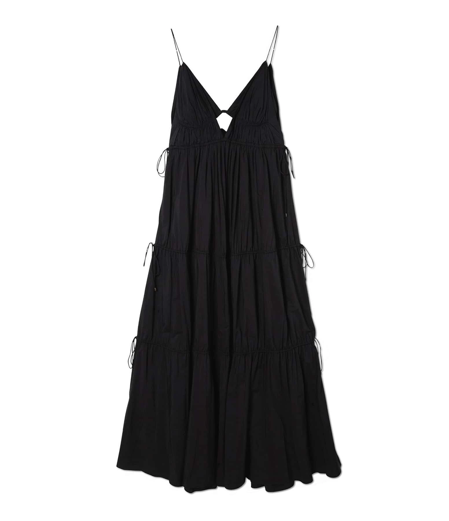 JONATHAN SIMKHAI Robe April Coton Noir