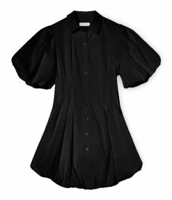 JONATHAN SIMKHAI Robe Cléo Coton Noir