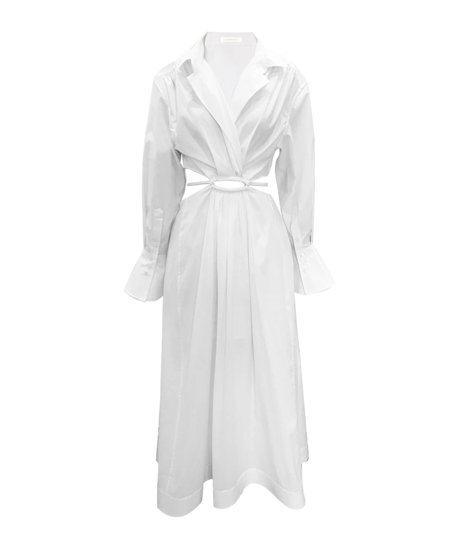 JONATHAN SIMKHAI Robe Alex Coton Blanc