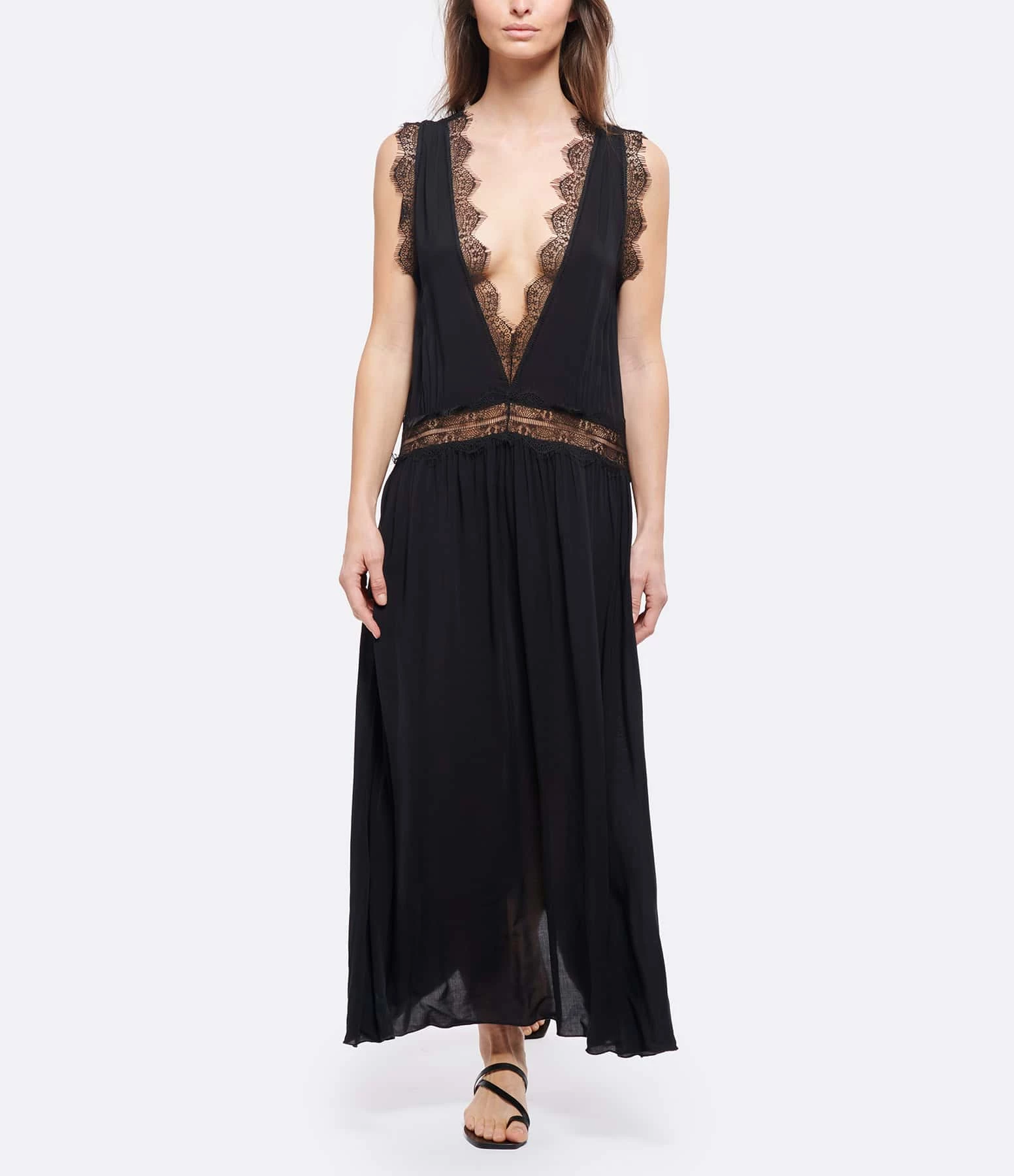 JEANNE VOULAND Robe Deva Dentelle Noir – Image 3