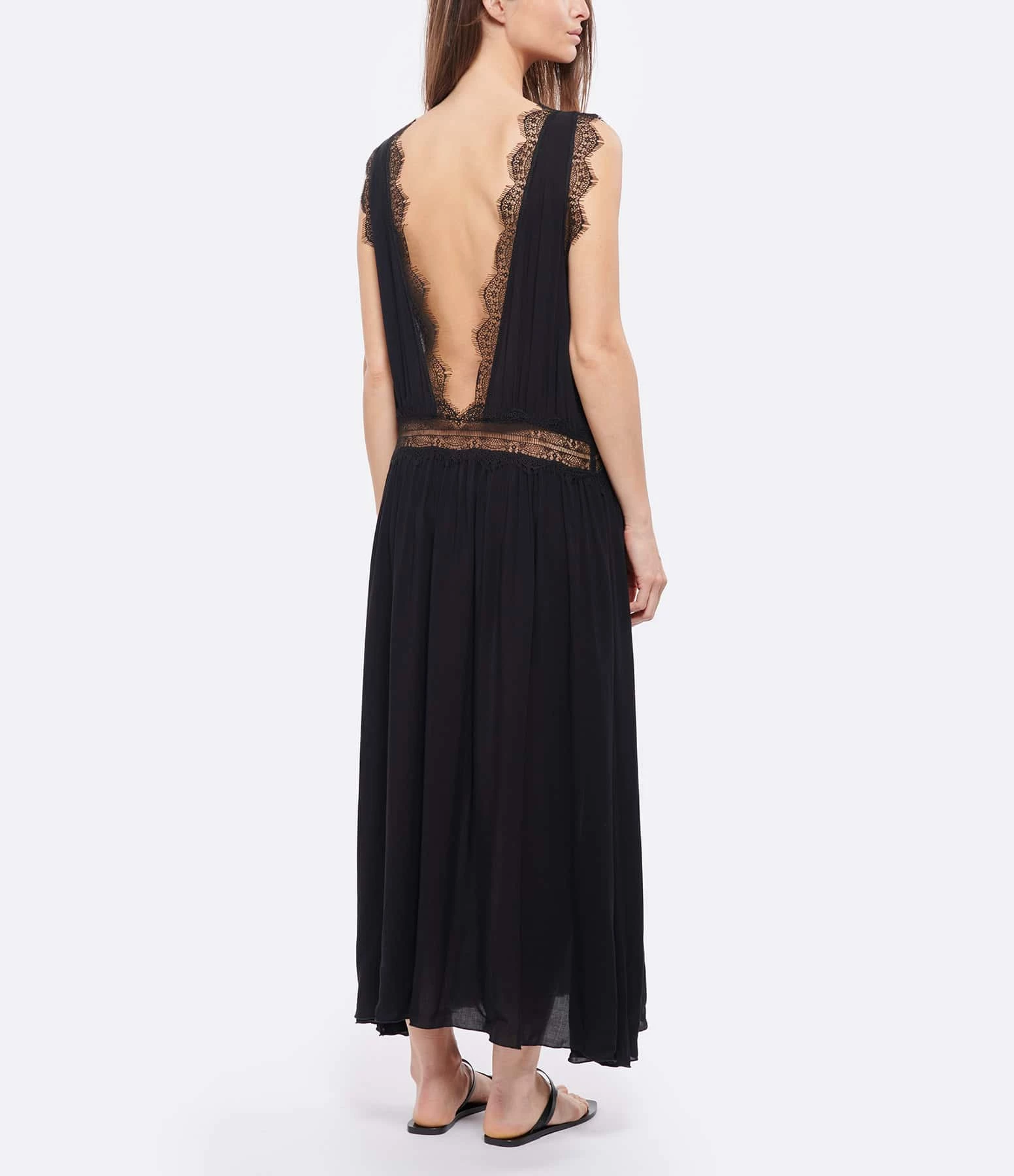 JEANNE VOULAND Robe Deva Dentelle Noir – Image 4