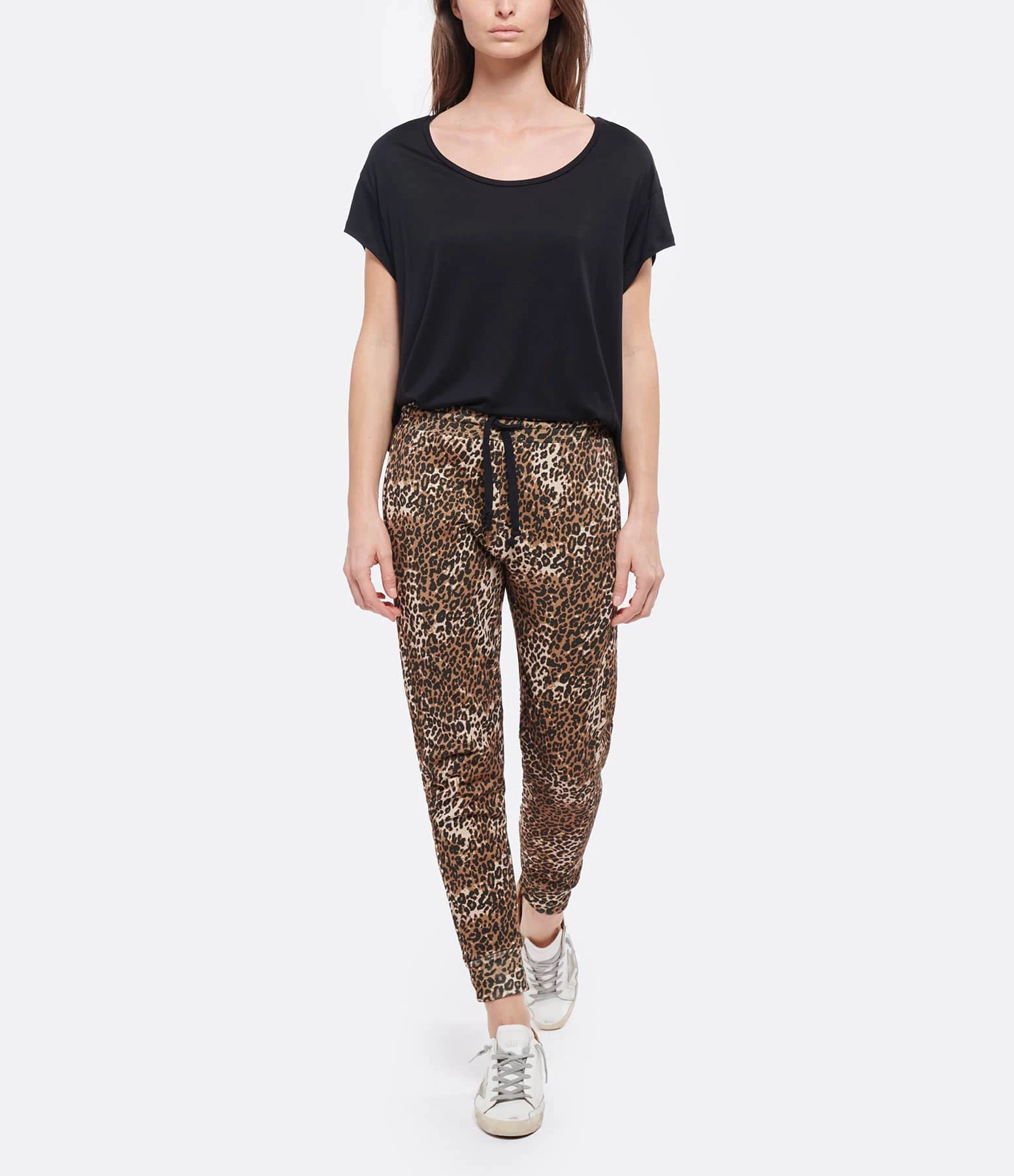 JEANNE VOULAND Tee-shirt Bach Col Rond Lyocell Noir – Image 7