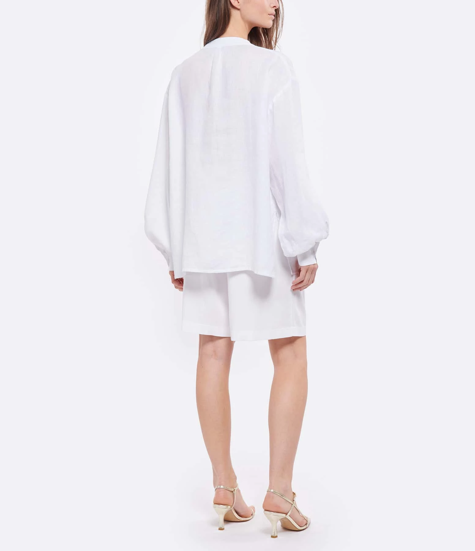JEANNE VOULAND Chemise Hada Lin Blanc – Image 5