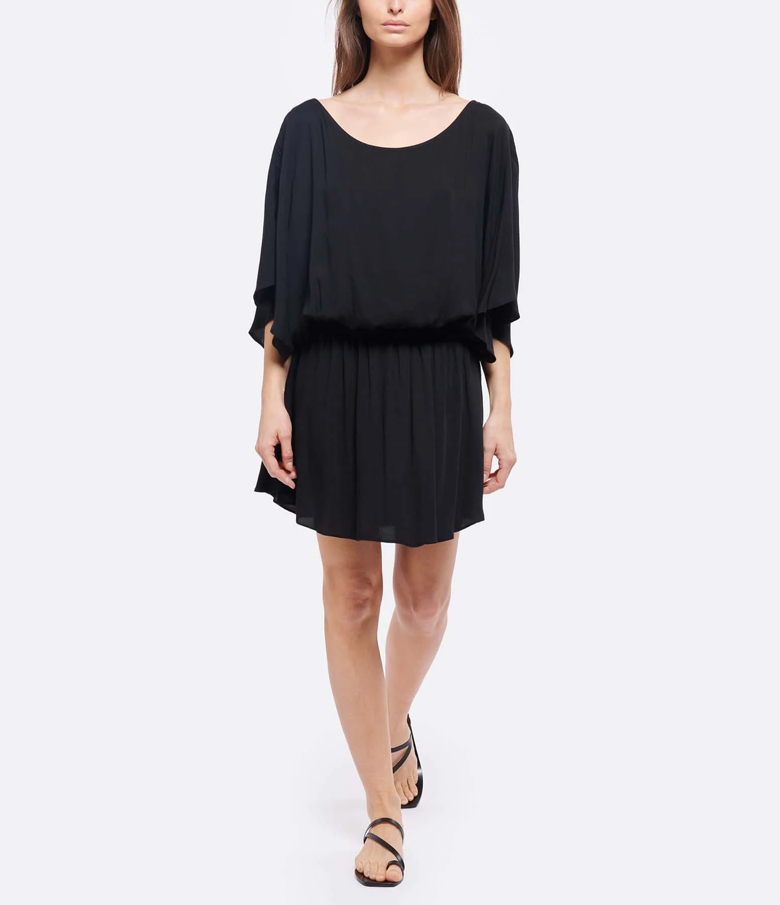 JEANNE VOULAND Robe Daho Smock Noir – Image 3