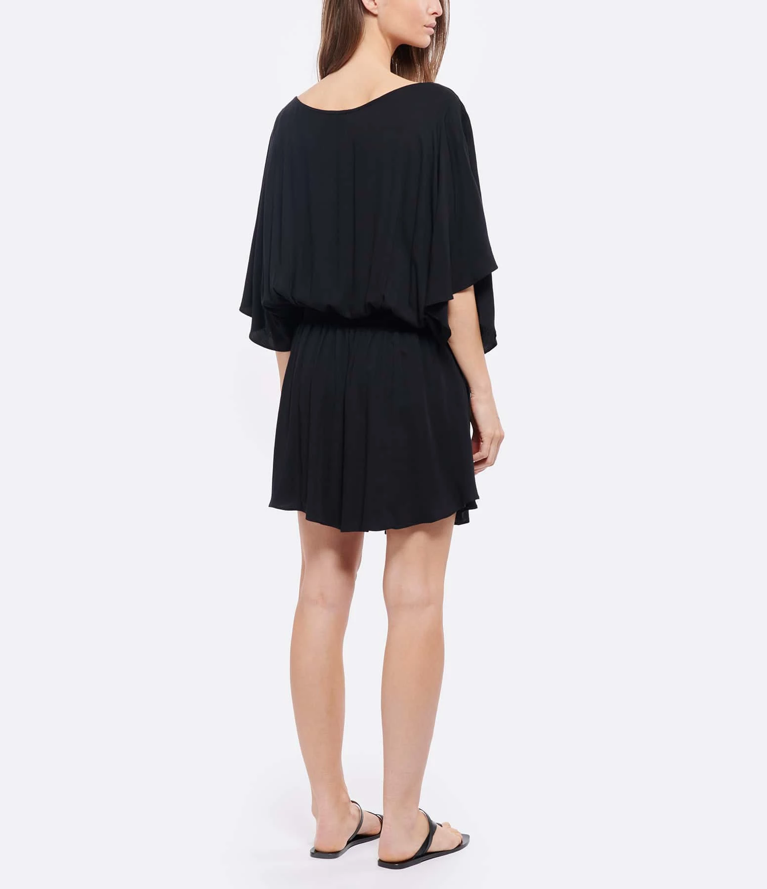 JEANNE VOULAND Robe Daho Smock Noir – Image 4