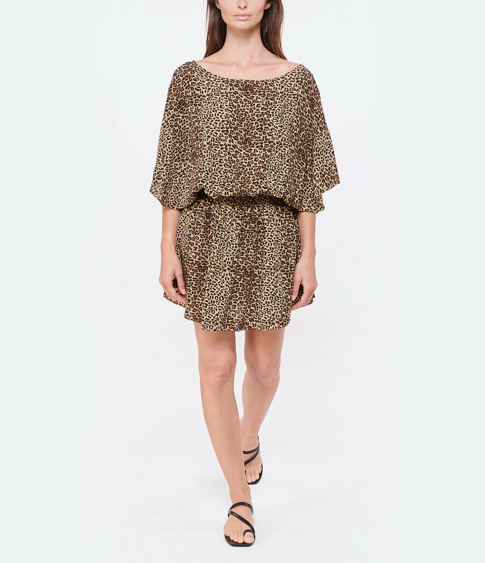 JEANNE VOULAND Robe Daho Smock Léopard – Image 3