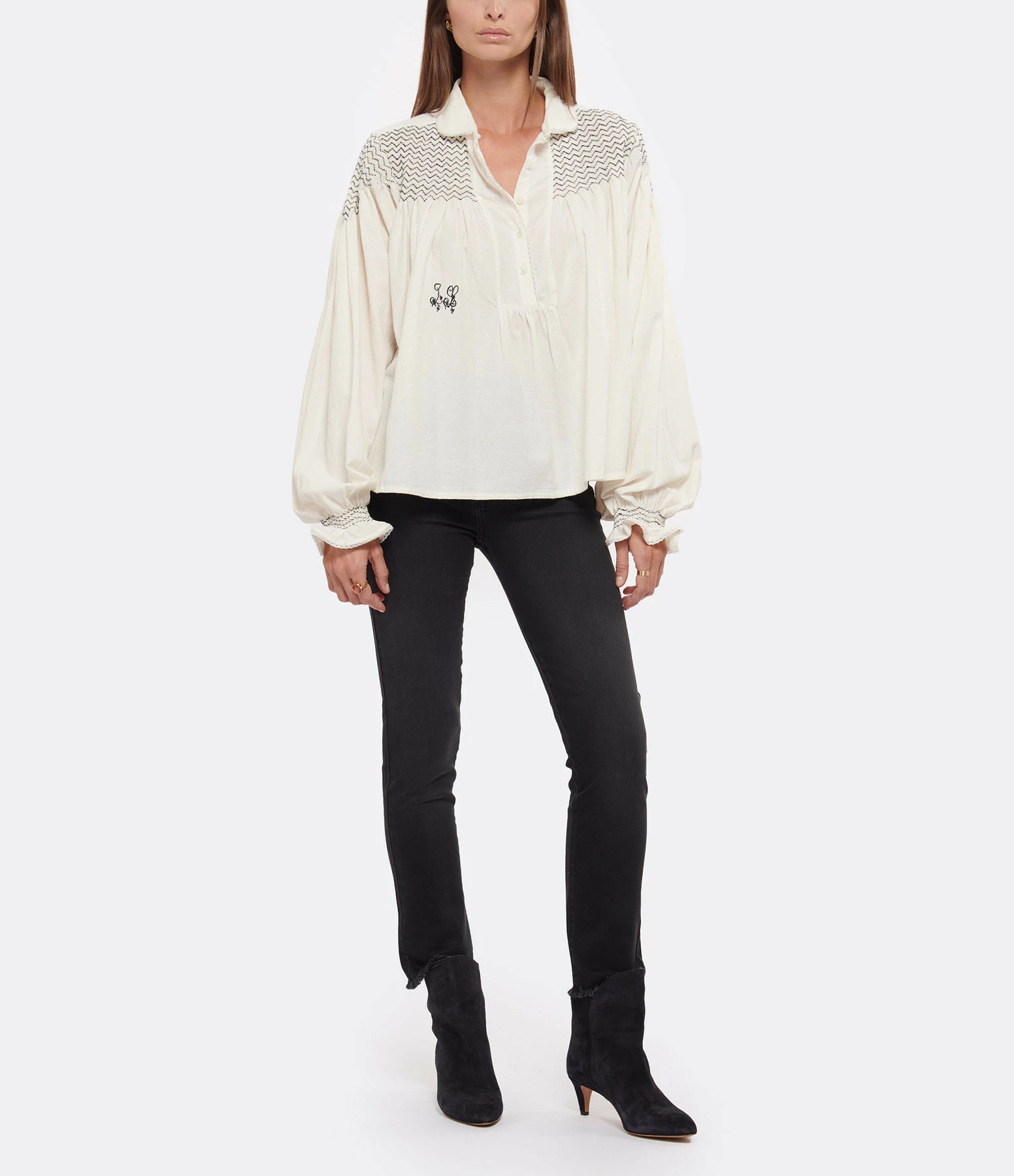 JEANNE VOULAND Jean Henzo Stretch Stone Noir – Image 6