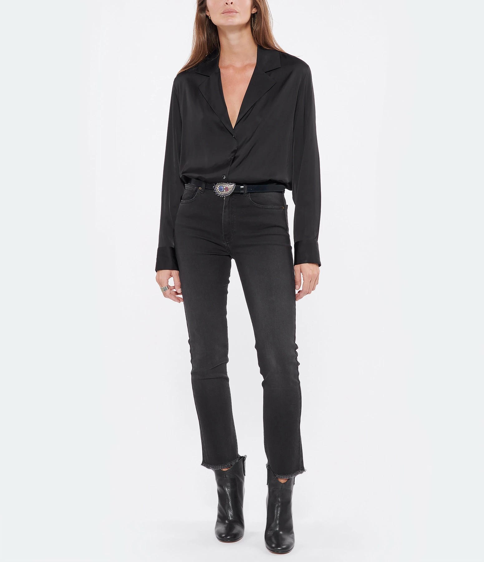 JEANNE VOULAND Jean Henzo Stretch Stone Noir – Image 3