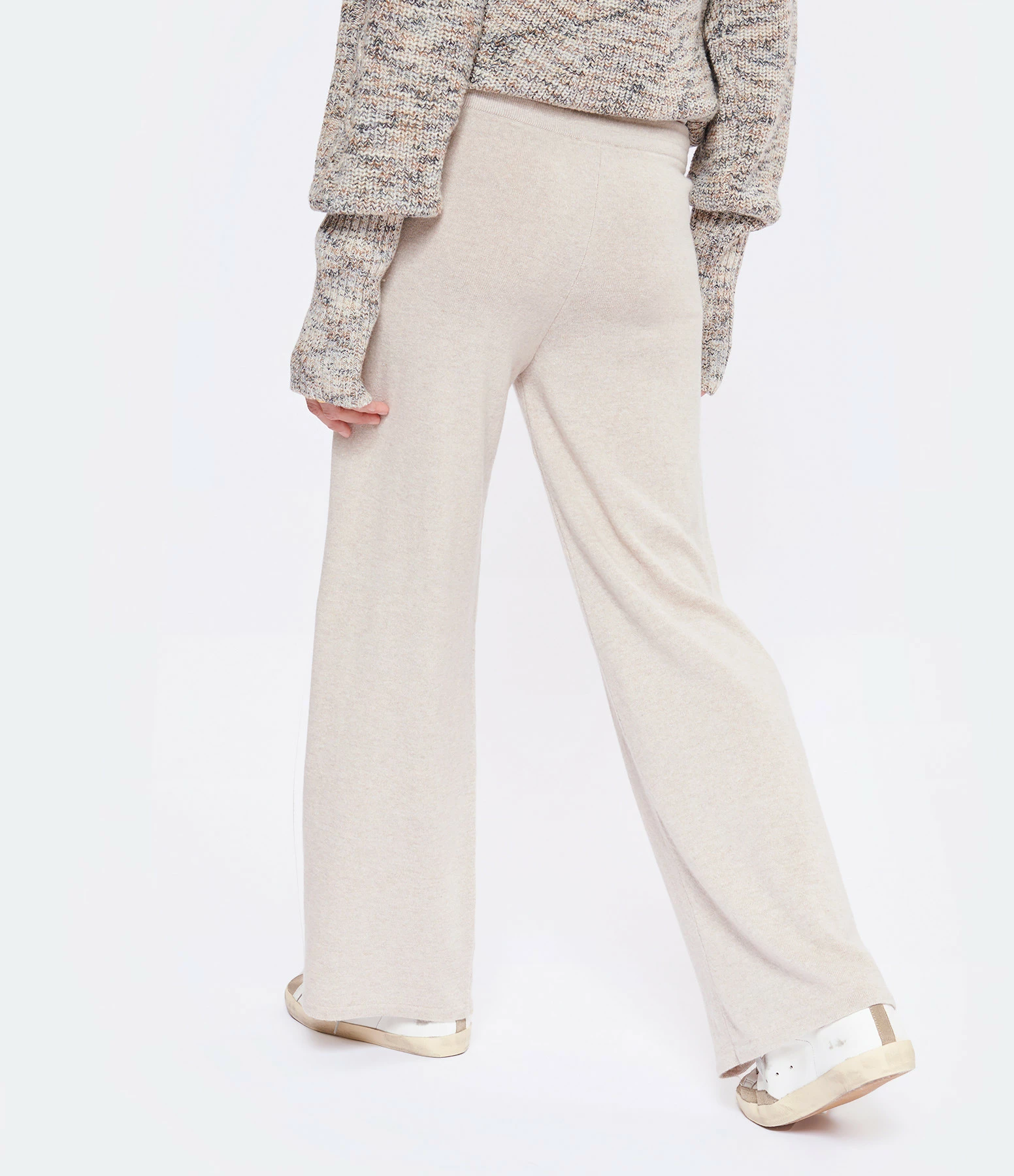 JEANNE VOULAND Pantalon Gang Laine Beige – Image 5