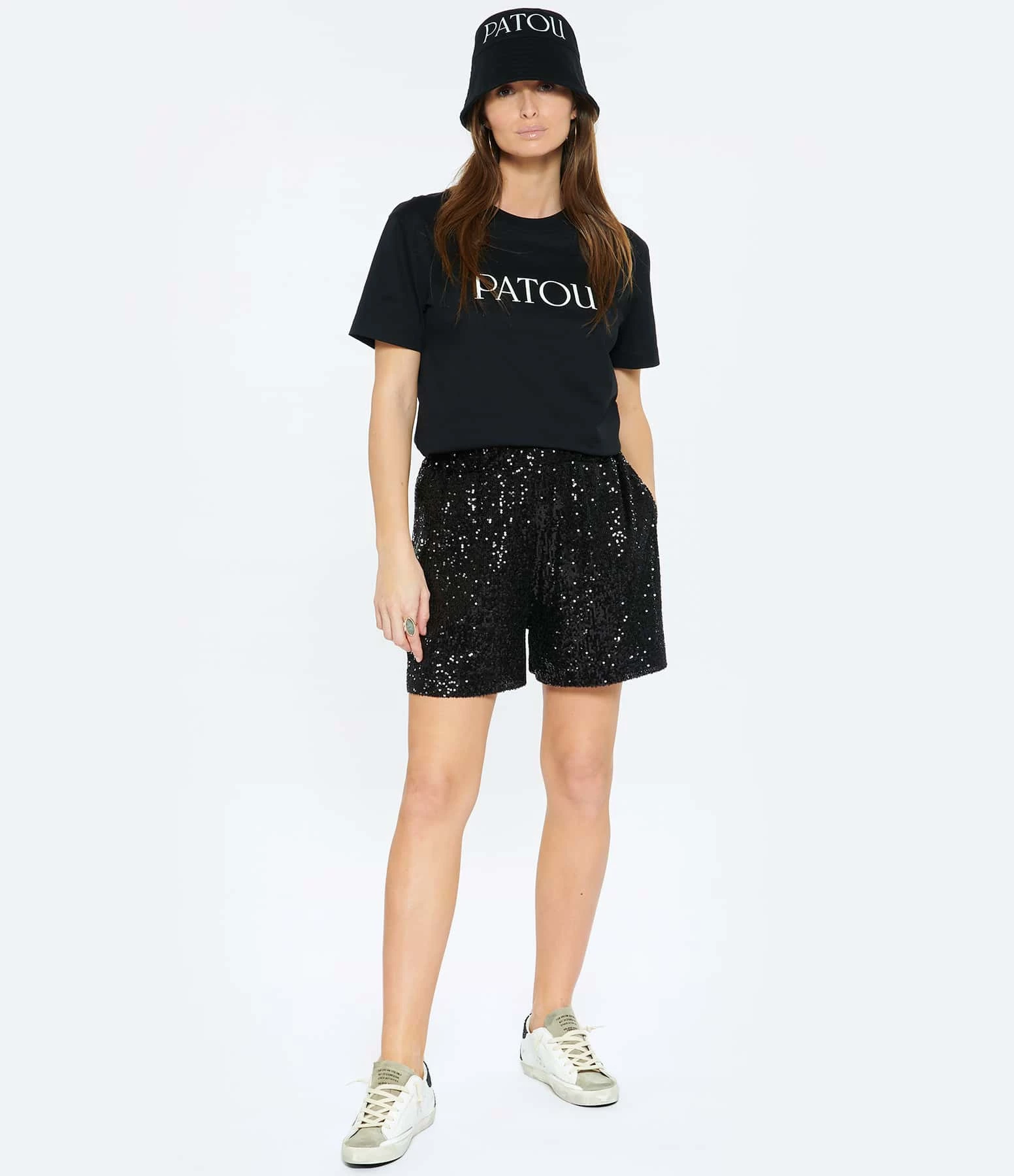JEANNE VOULAND Short Jalla Sequins Noir – Image 6
