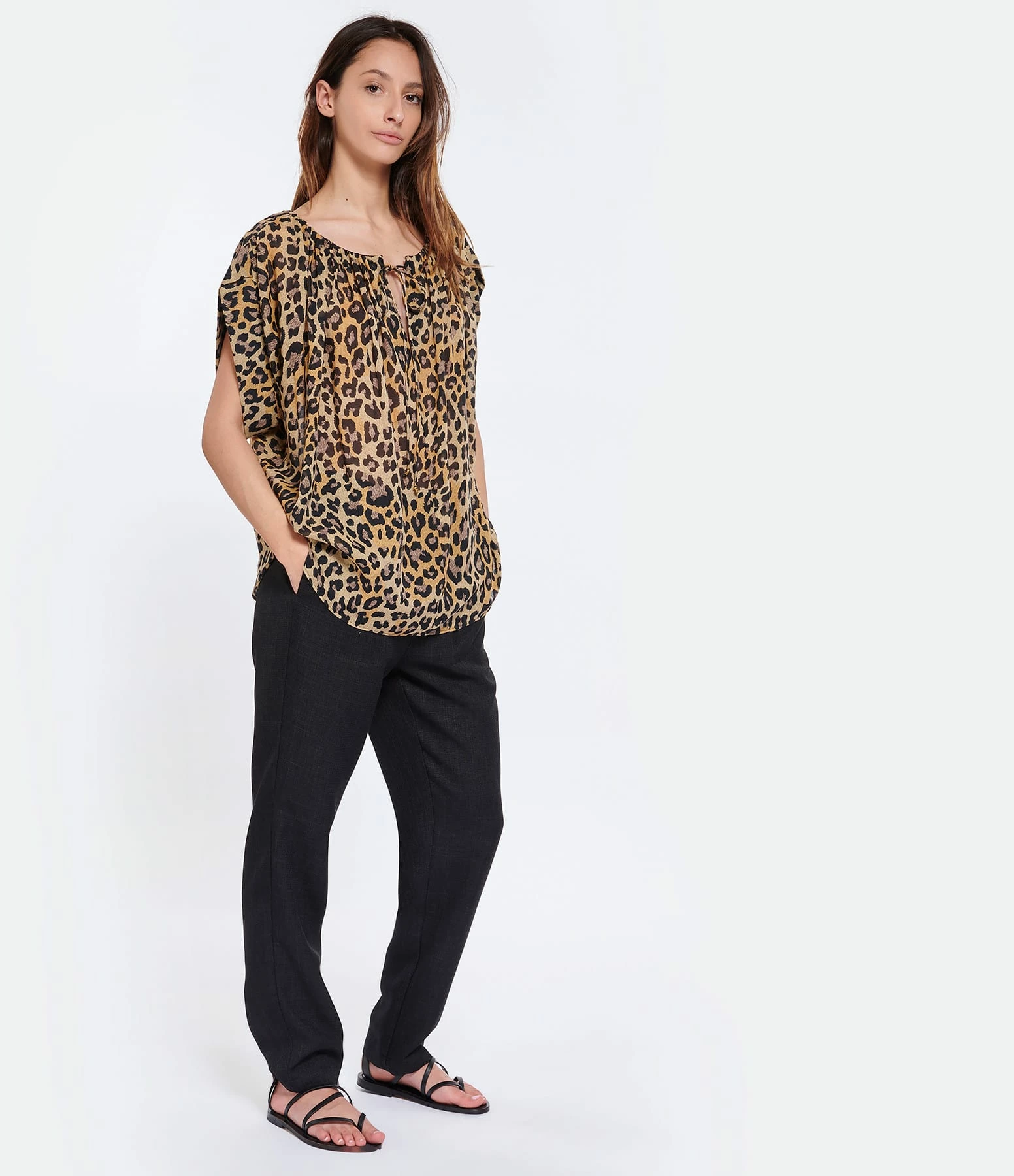 JEANNE VOULAND Pantalon Furkan Noir – Image 3