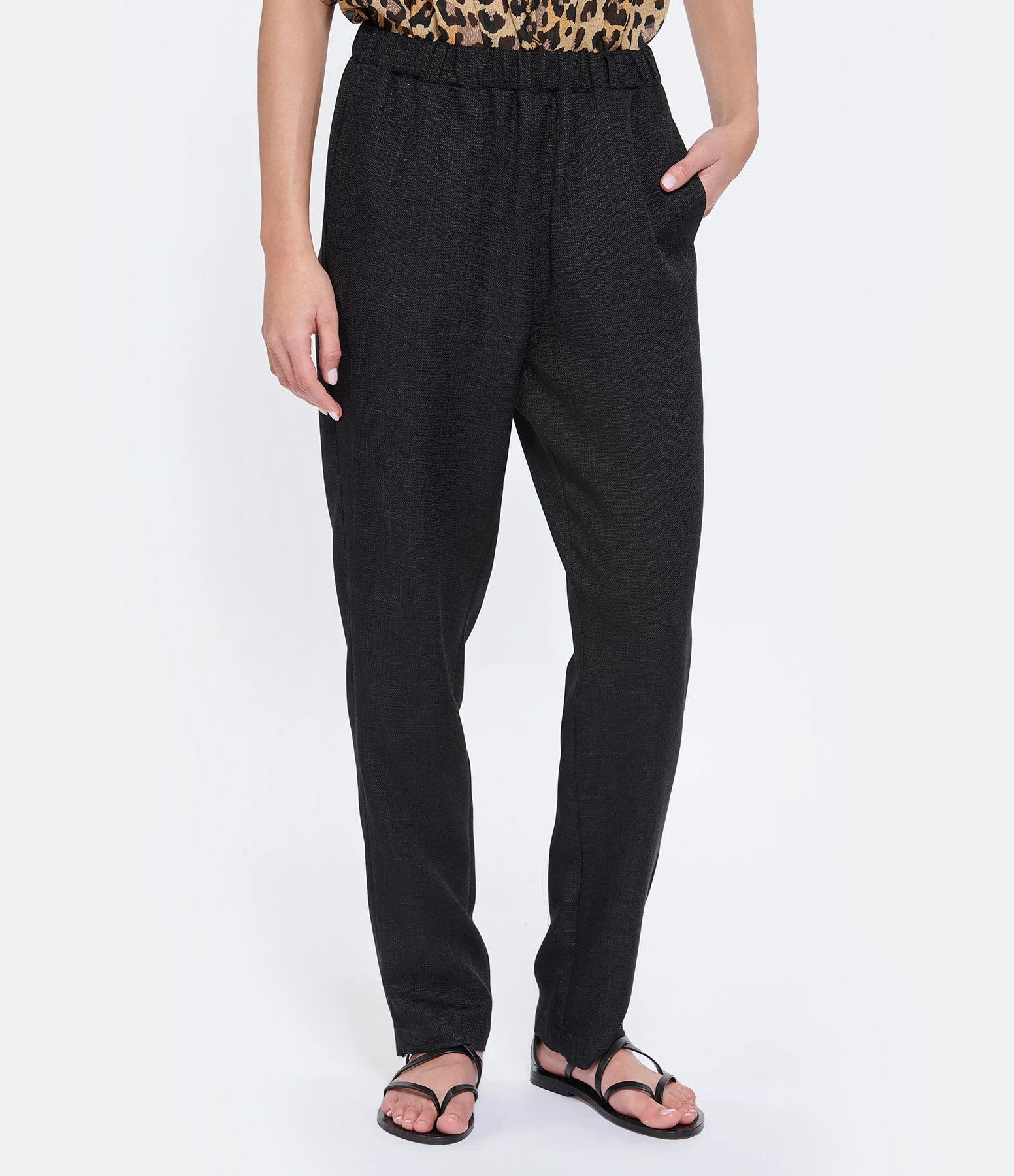 JEANNE VOULAND Pantalon Furkan Noir – Image 4