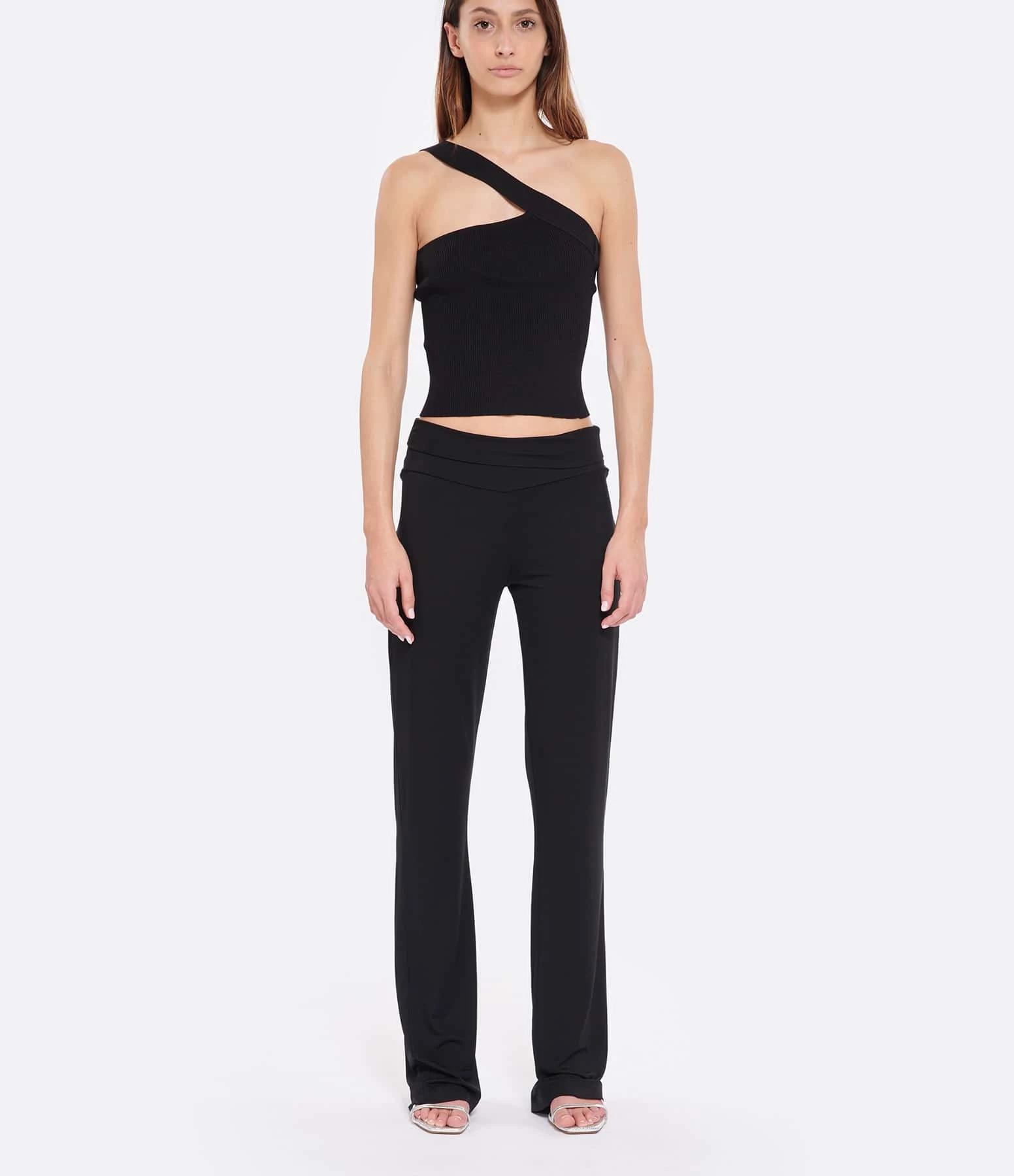 JEANNE VOULAND Pantalon Jade Jersey Noir – Image 6
