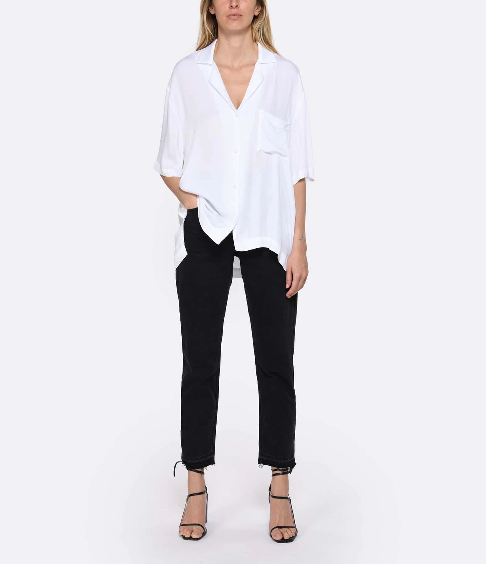 JEANNE VOULAND Chemise Jono Loose Blanc – Image 5