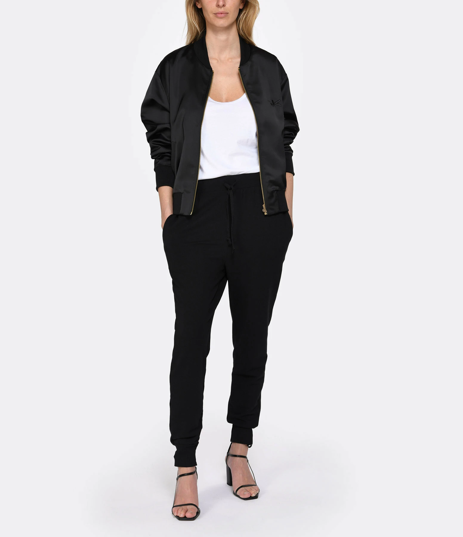 JEANNE VOULAND Jogging Giaco Coton Pima Noir – Image 3