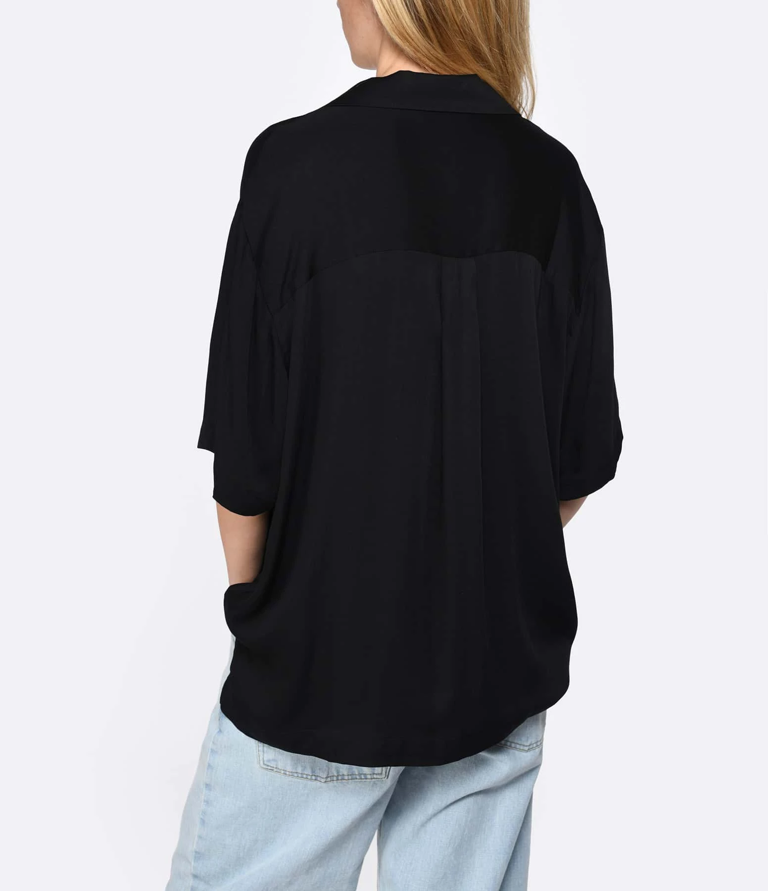JEANNE VOULAND Chemise Jono Loose Noir – Image 4