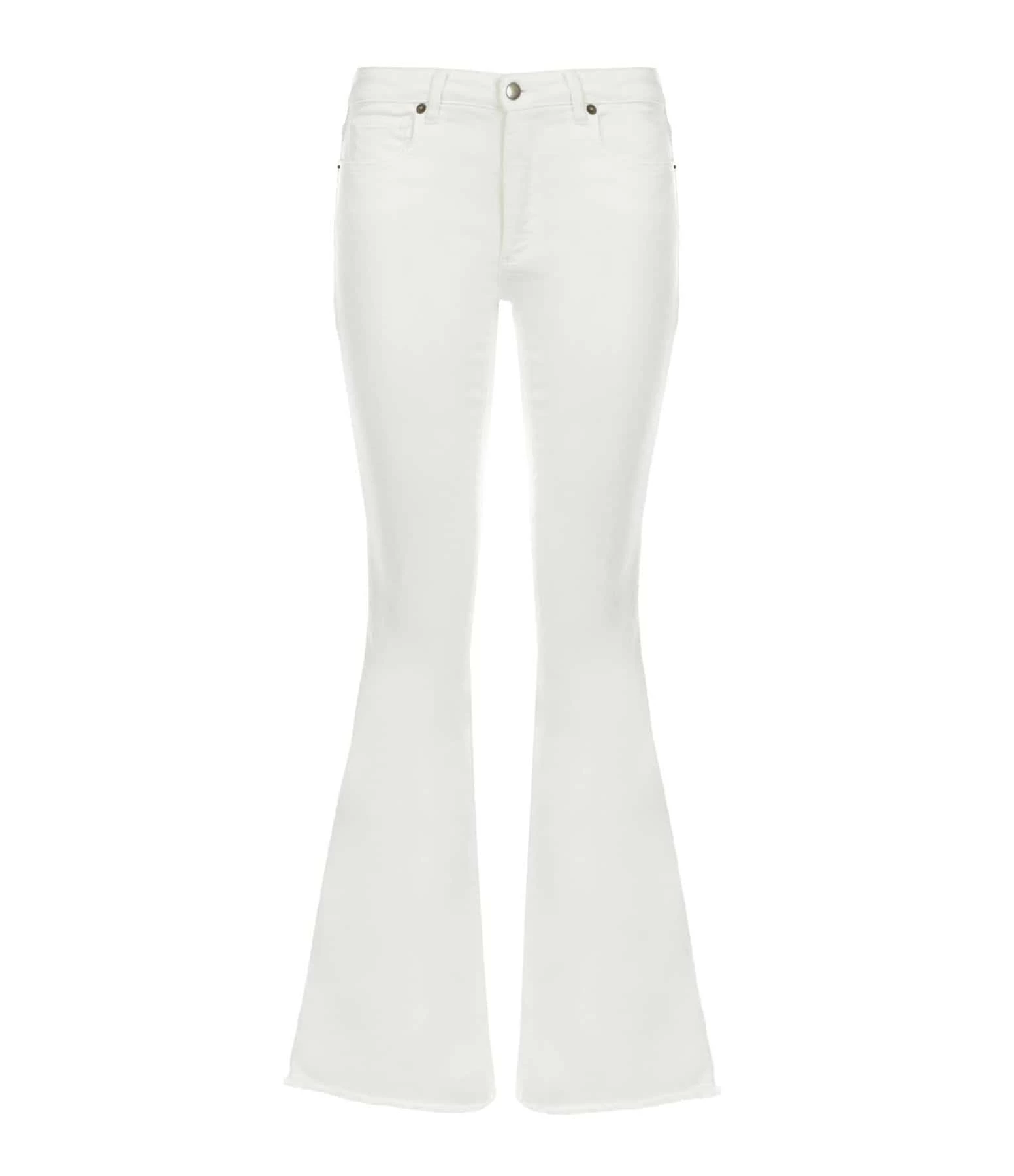 JEANNE VOULAND Jean Faden Flare Denim Écru