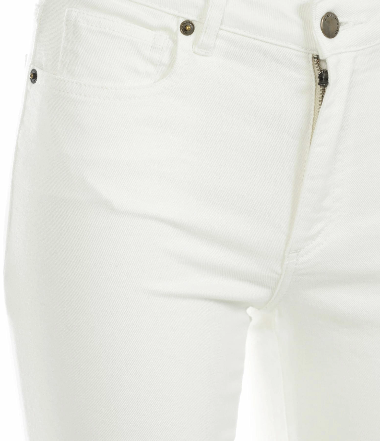 JEANNE VOULAND Jean Faden Flare Denim Écru – Image 2