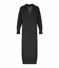 JEANNE VOULAND Robe Ina Laine Noir
