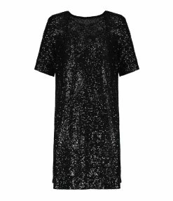JEANNE VOULAND Robe Gala Sequin Noir