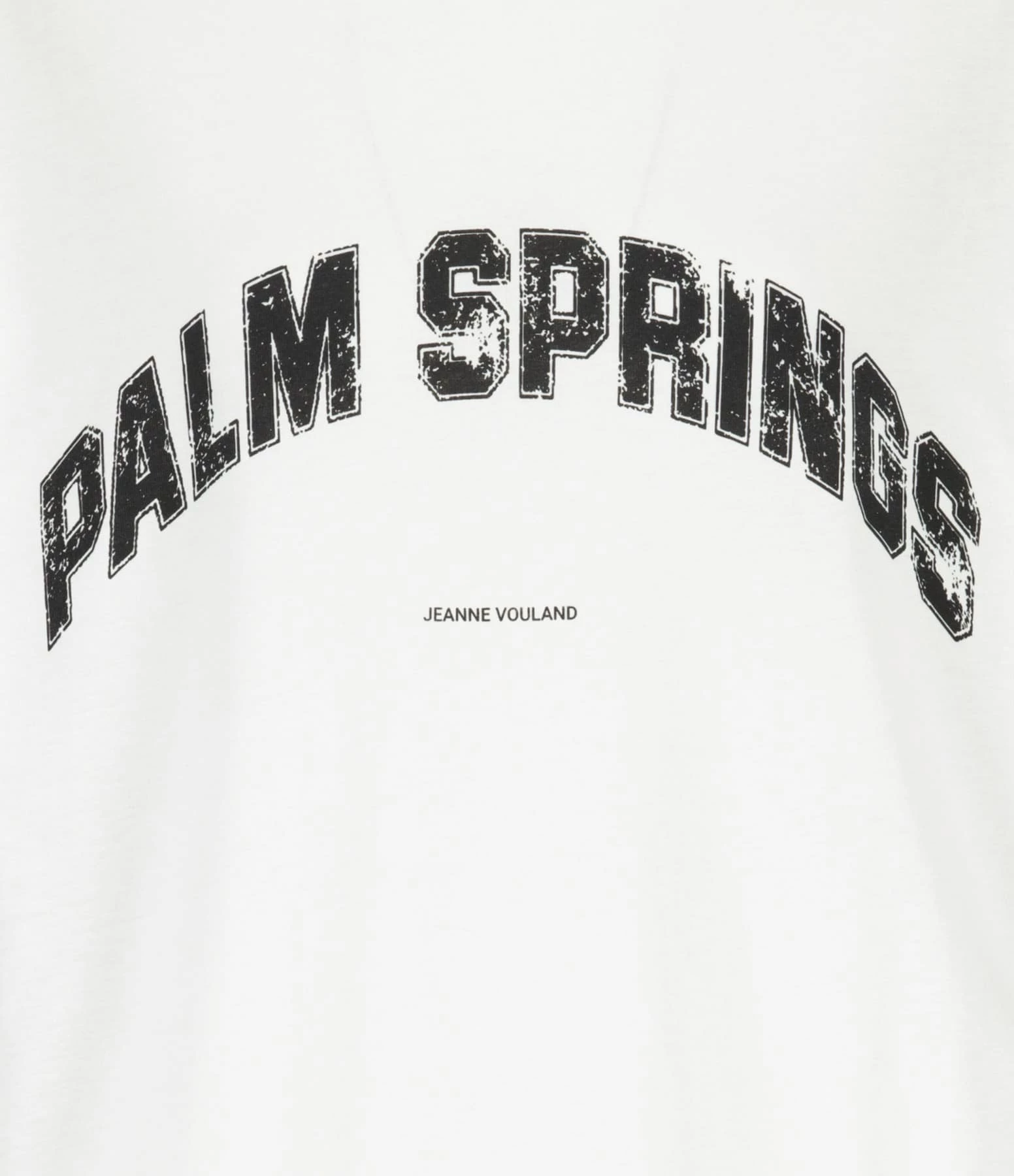 JEANNE VOULAND Tee-shirt Jai Palm Springs Vintage Blanc – Image 2