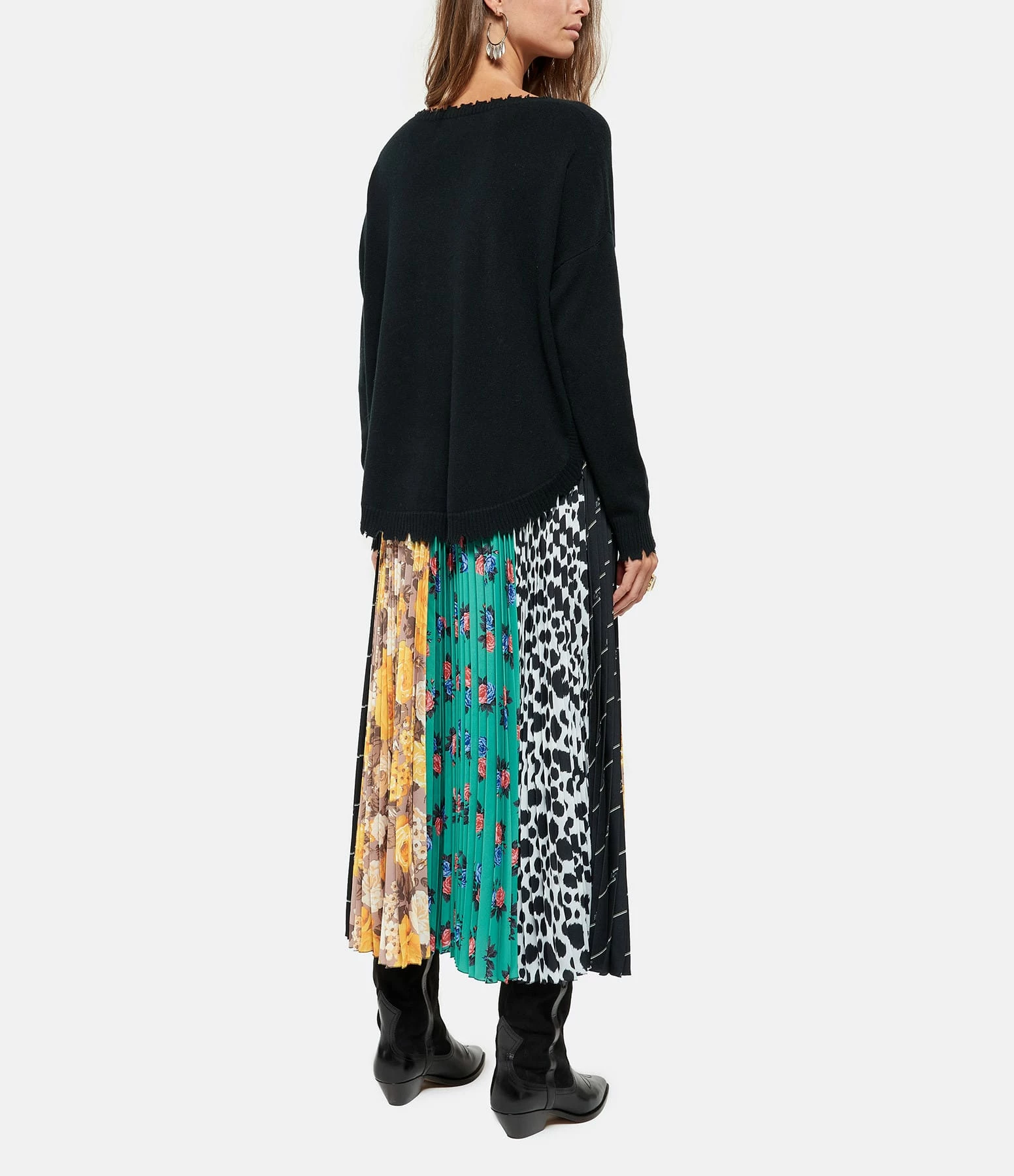 Kujten Pull Melah Col Rond Cachemire Noir – Image 6